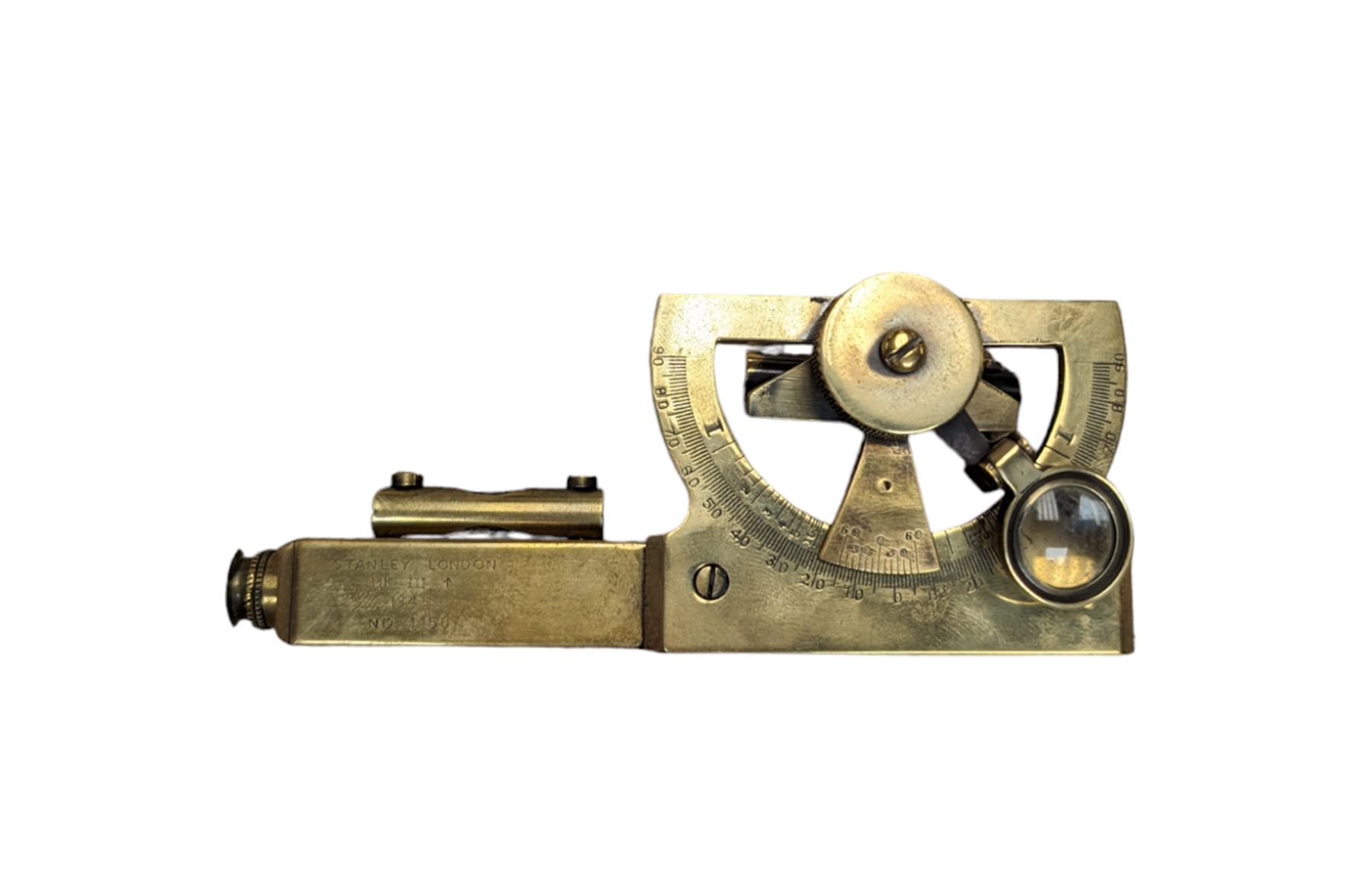 Stanley brass Abney clinometer