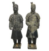 Pair of Chinese 'Terracotta Warrior'