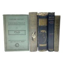Woolf Virginia: Flush A Biography. Hogarth Press 1933 New Edition with dustjacket; Munroe Kirk: Thro