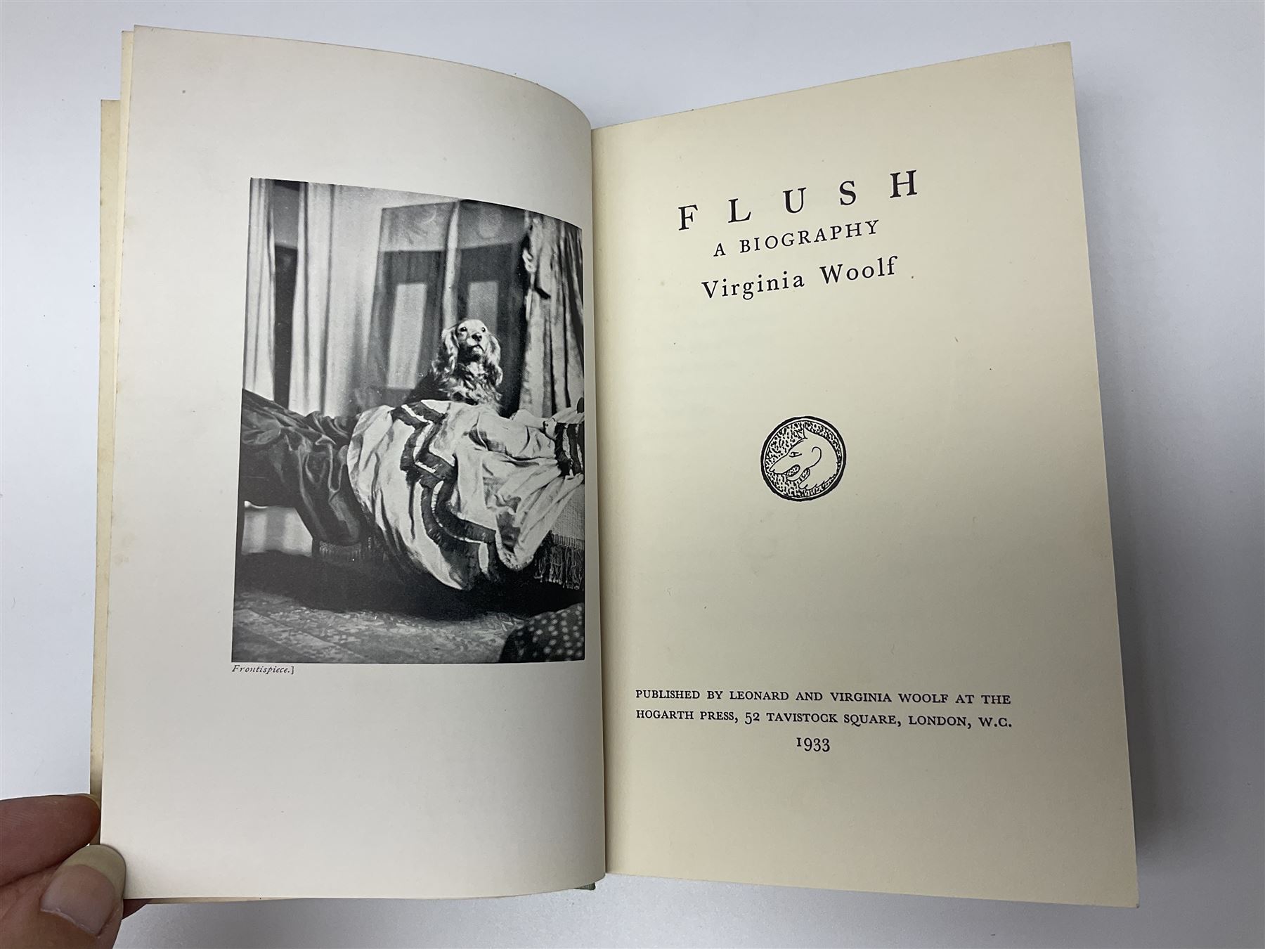 Woolf Virginia: Flush A Biography. Hogarth Press 1933 New Edition with dustjacket; Munroe Kirk: Thro - Image 5 of 14