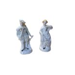 Pair of ceramic figures