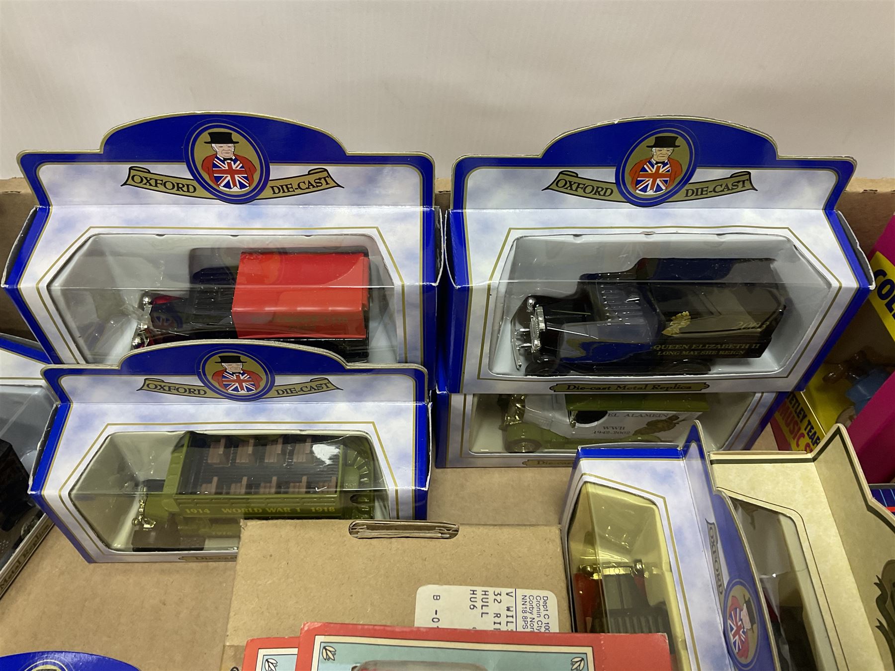 Collection of Tetley Tea collectibles to include sixteen 1:43 scale model cars from Lledo and Oxford - Image 2 of 8