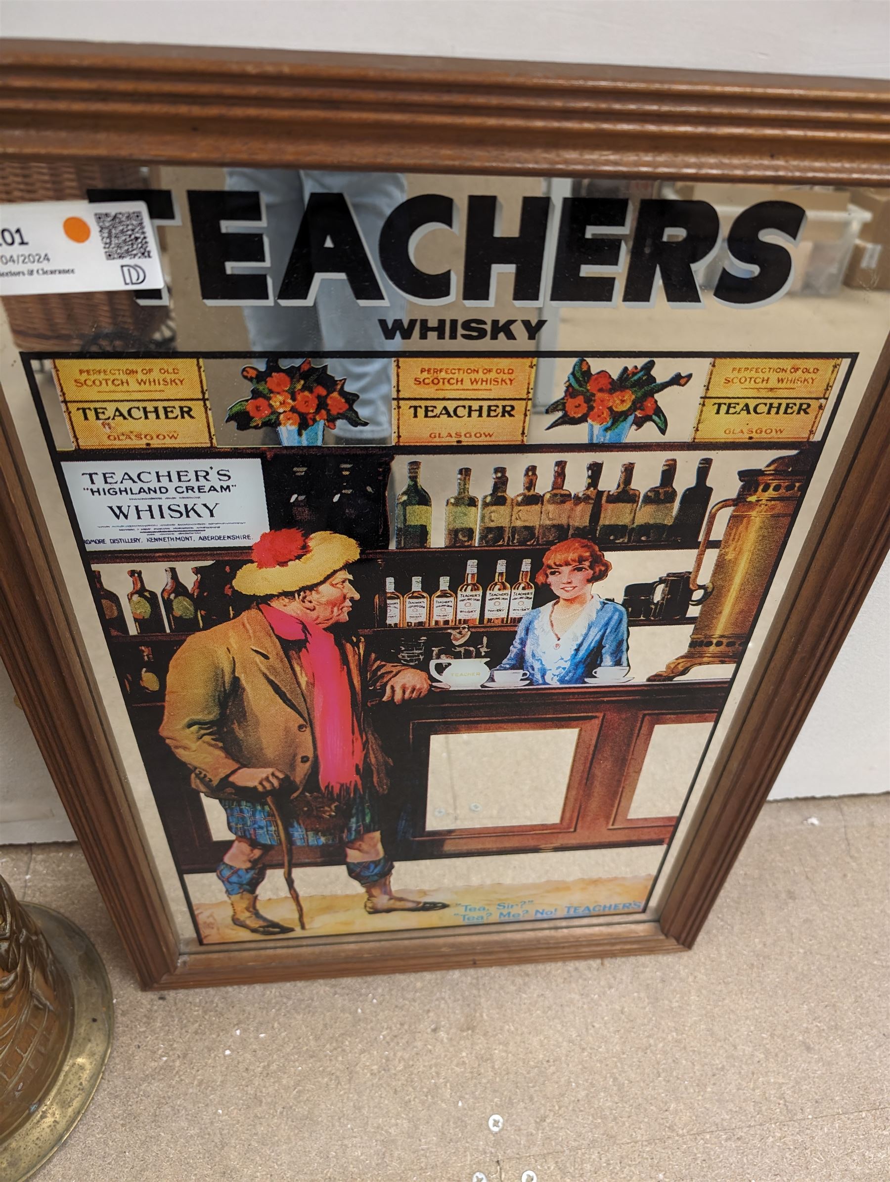 Teachers Whisky advertising mirror - Bild 2 aus 5