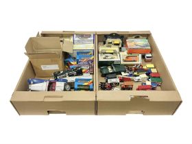 Quantity of boxed and loose die-cast cars to include a Dinky Fire Engine