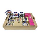 Collection of Tetley Tea collectibles to include sixteen 1:43 scale model cars from Lledo and Oxford