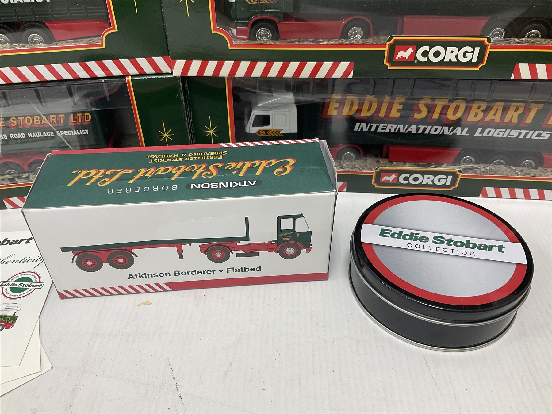 Corgi/Atlas - eight Eddie Stobart die-cast scale models comprising Corgi 59503 - Image 5 of 7