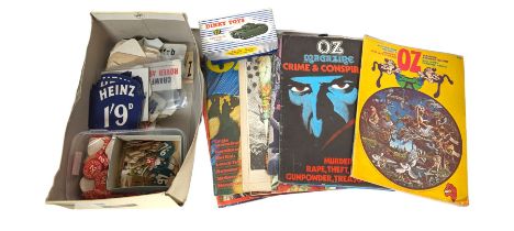 Eleven 1970's Oz magazines