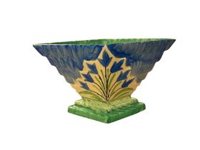 Myott & Son Art Deco diamond shaped vase
