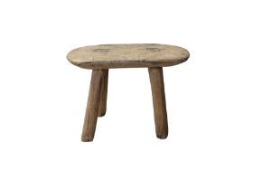 Vernacular pine miniature four legged stool