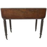 Regency mahogany Pembroke table