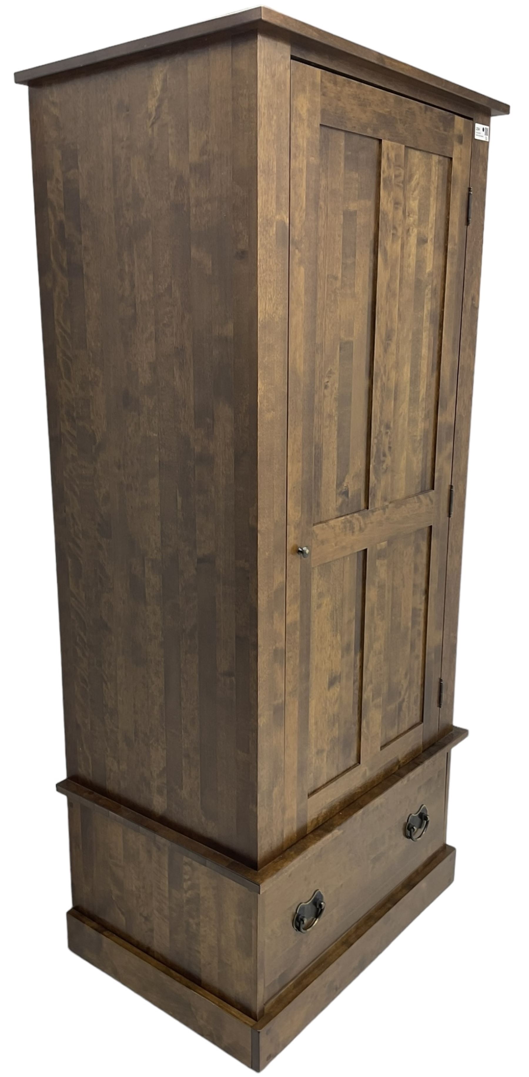 Laura Ashley - 'Garrat' chestnut single wardrobe - Image 4 of 7