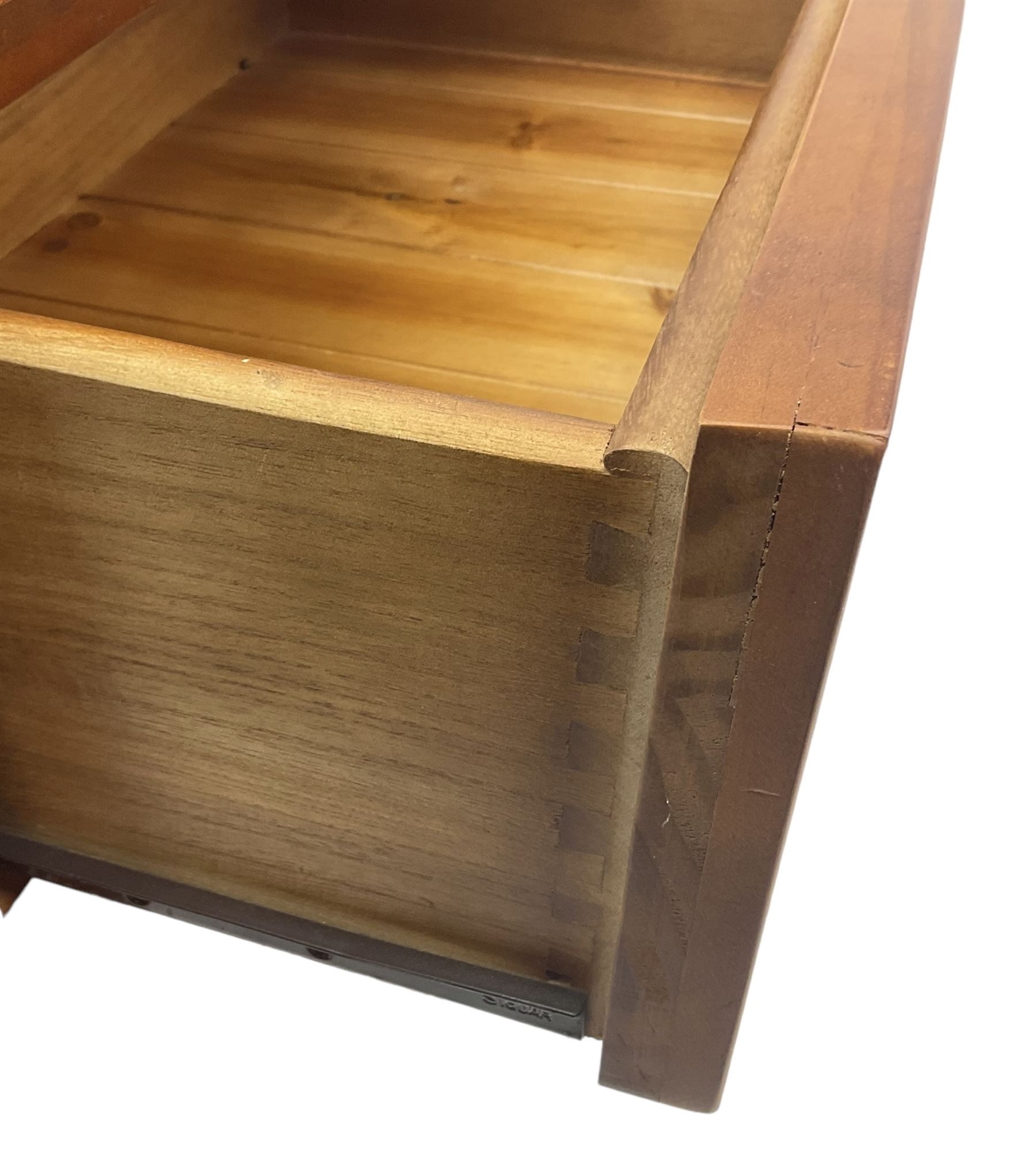 Hardwood chest - Image 6 of 6