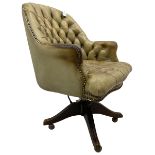 Early 20th century swivel desk chair