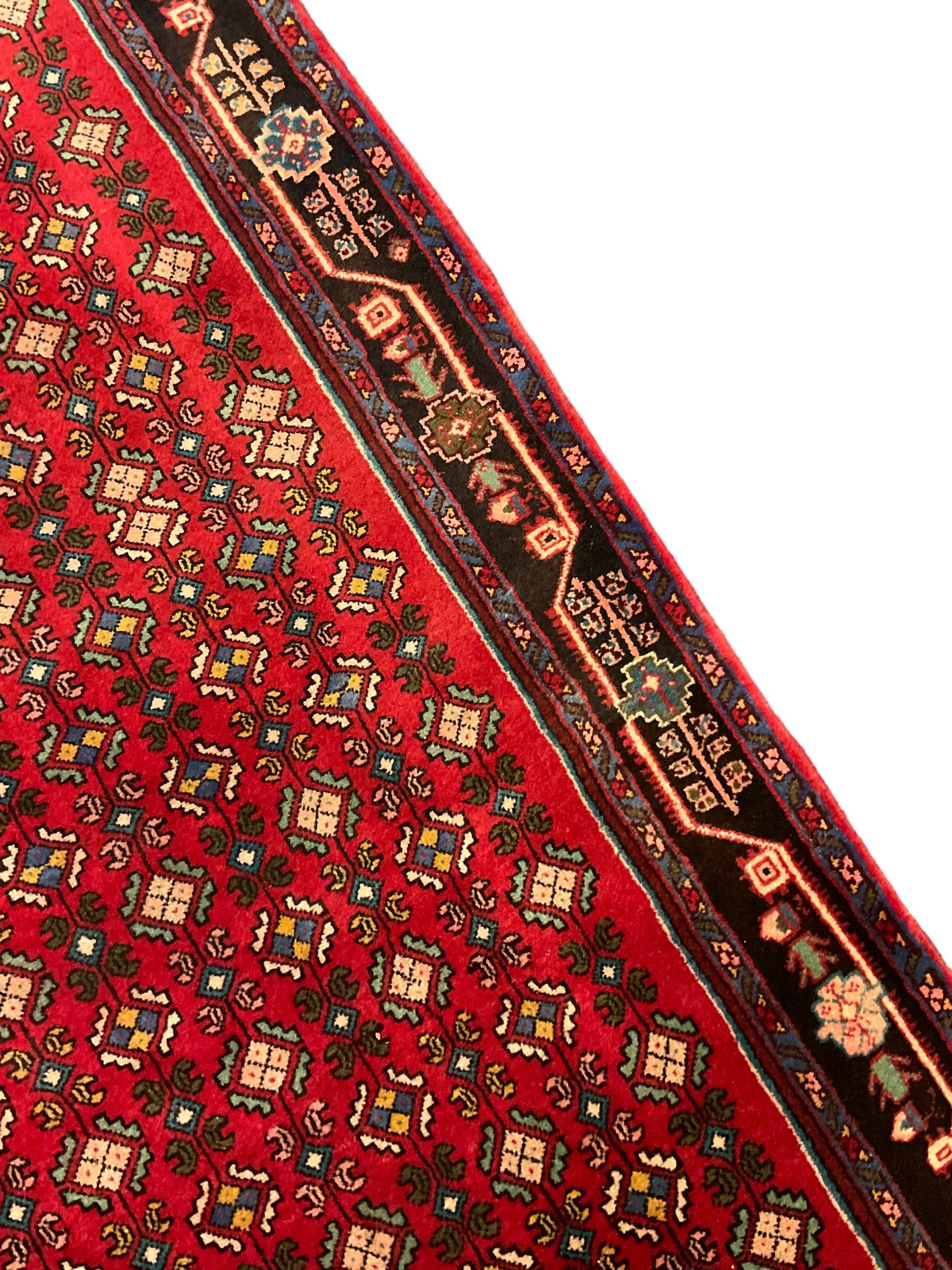 North West Persian crimson ground Bidjar runner - Image 3 of 6