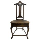 Papworth Industries Cambridge - early 20th century patented oak Gentleman's valet chair