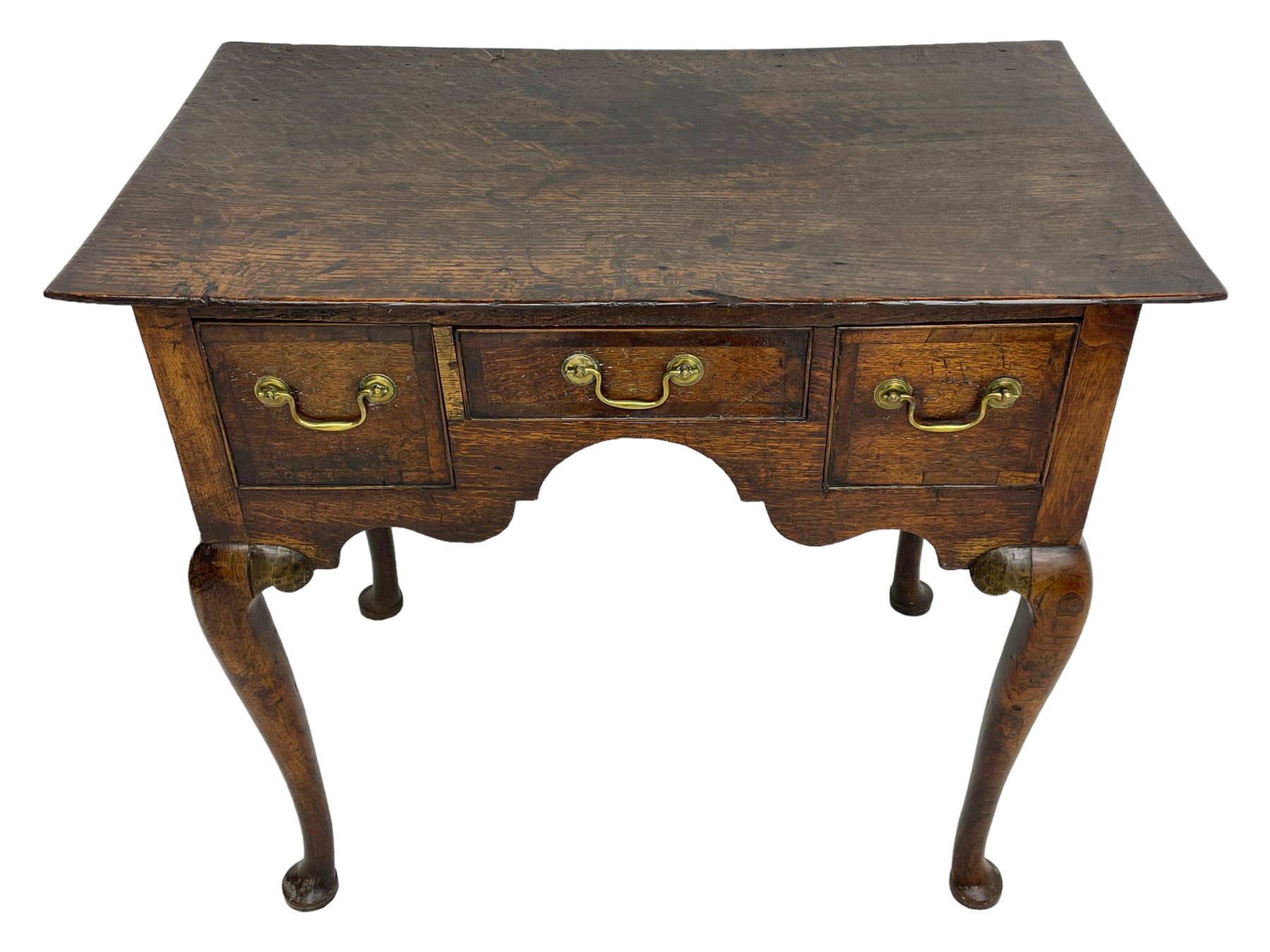 18th century oak low-boy - Image 2 of 8