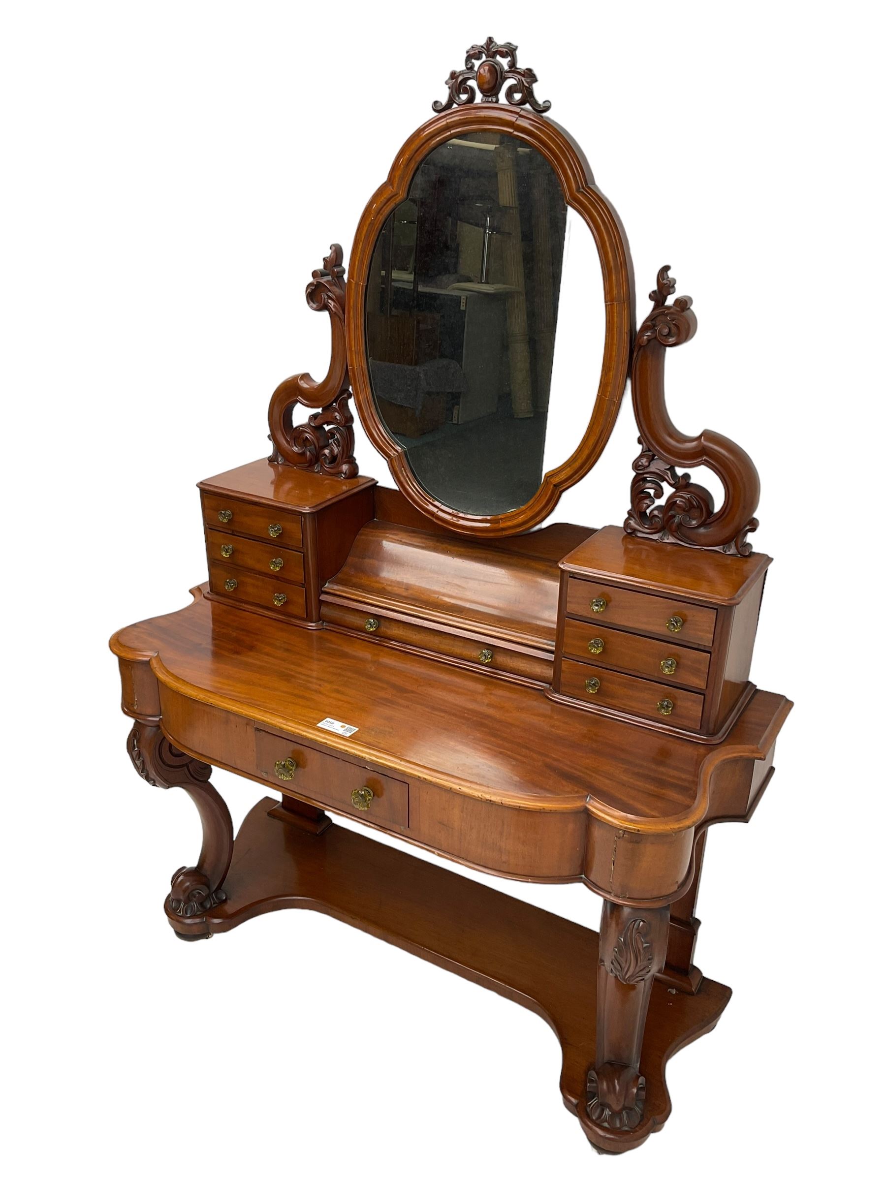 Victorian mahogany Duchess dressing table - Image 2 of 6