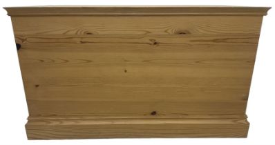 20th century pine blanket chest