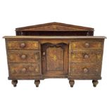 Victorian scumbled pine sideboard