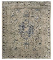 Persian grey and indigo ground carpet