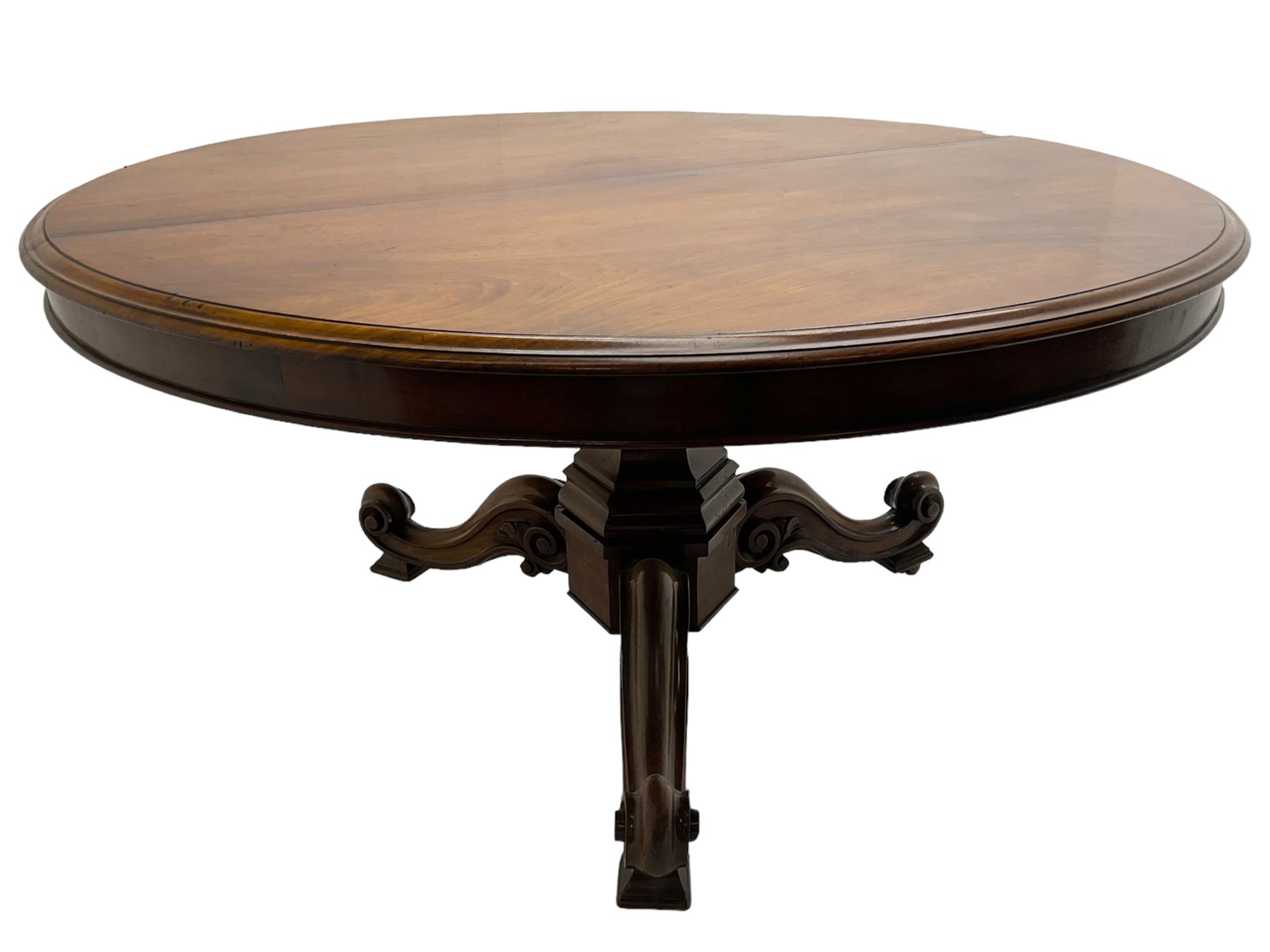 Early Victorian mahogany breakfast table - Image 2 of 7