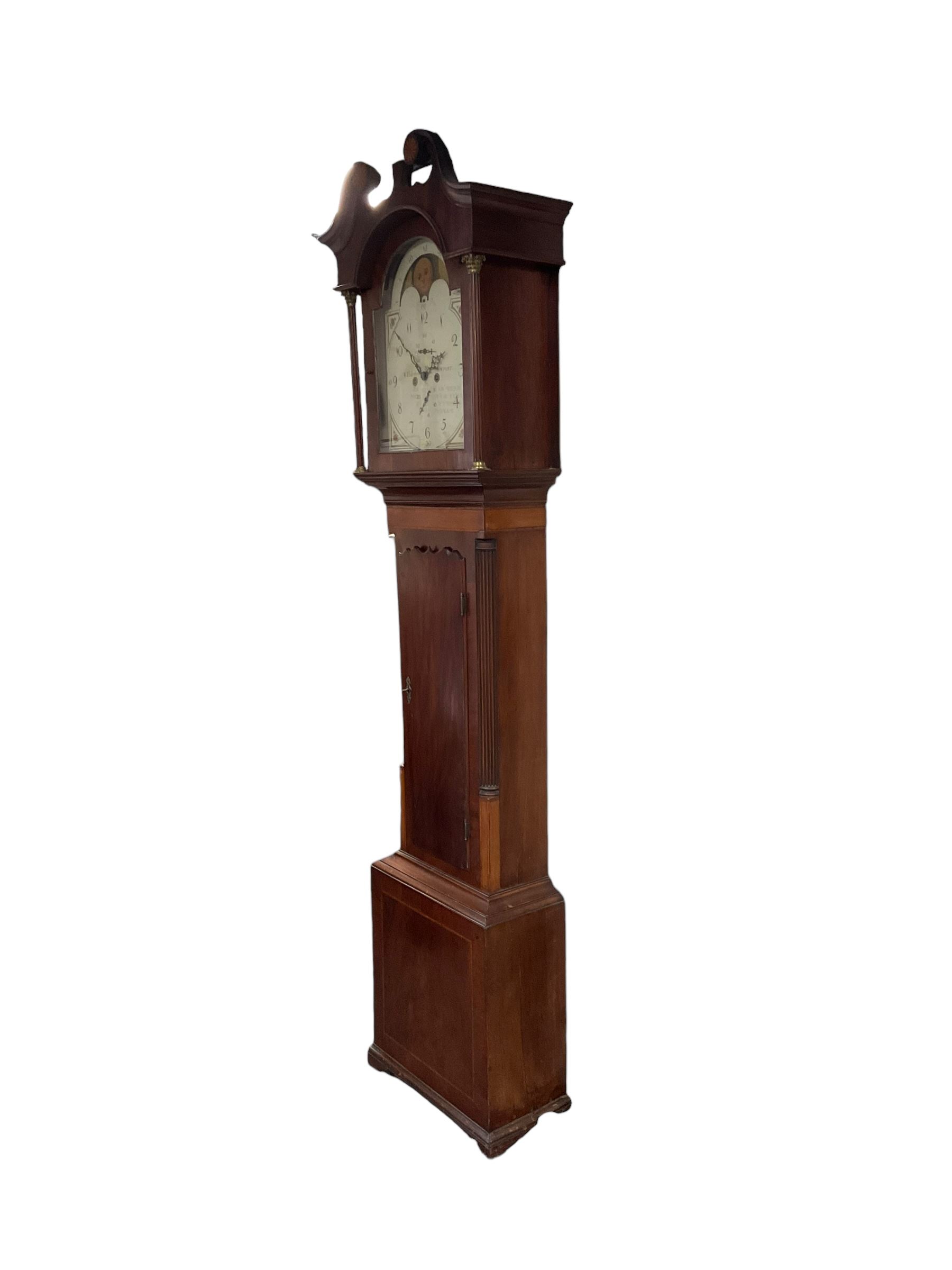 William Underhill of Newport (Shropshire) - Early 19th century mahogany longcase clock c1820 - Image 2 of 7