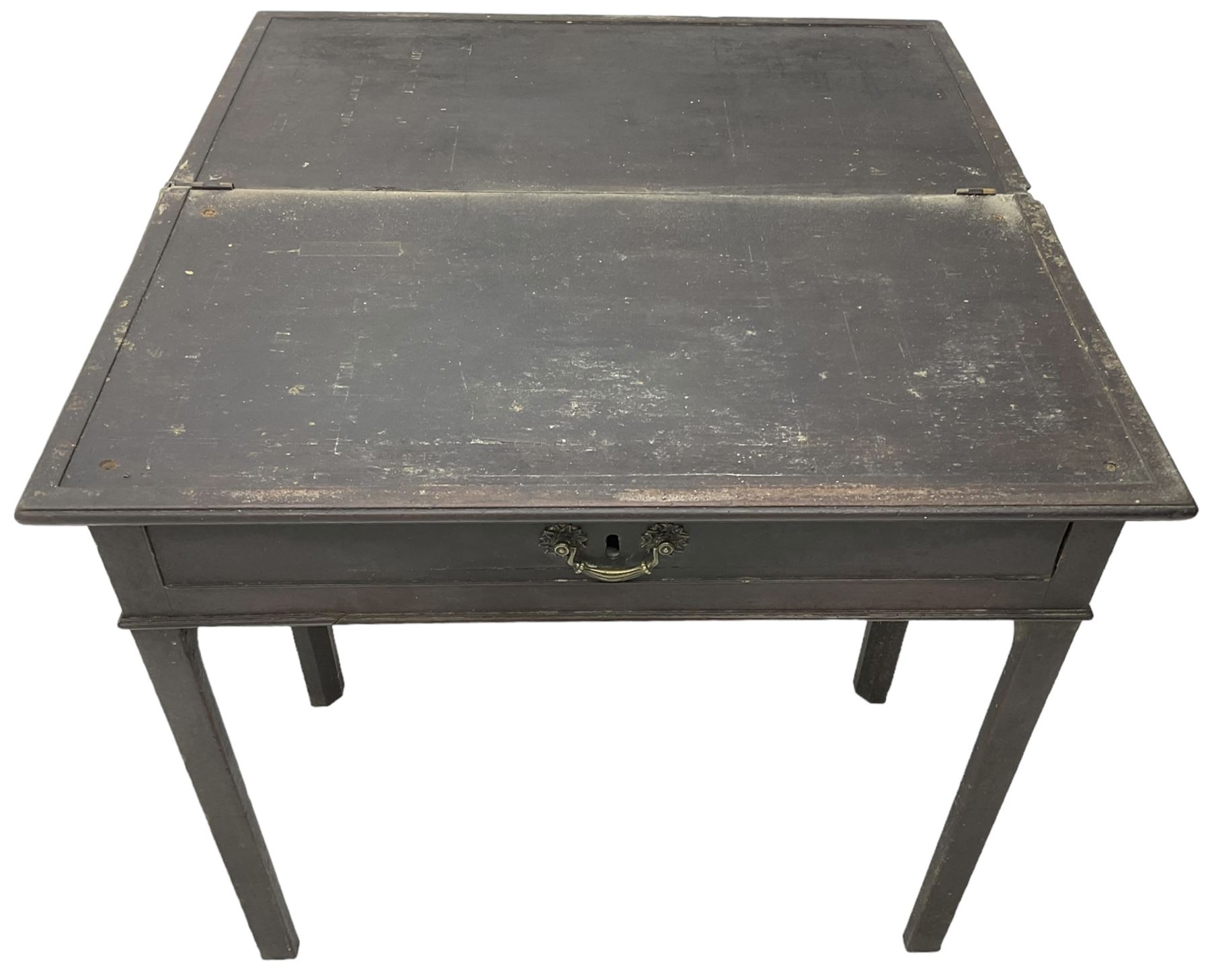 Mid-to-late 18th century mahogany card table - Image 6 of 6