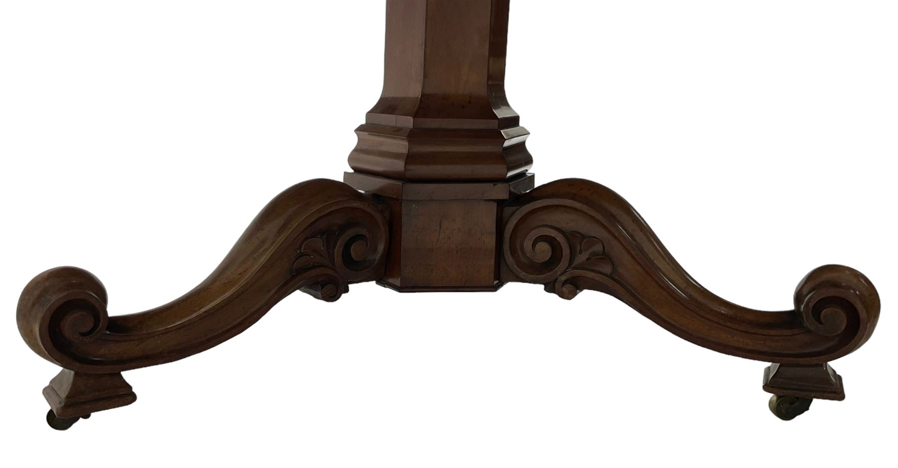 Early Victorian mahogany breakfast table - Image 3 of 7