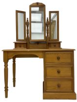 Solid pine dressing table