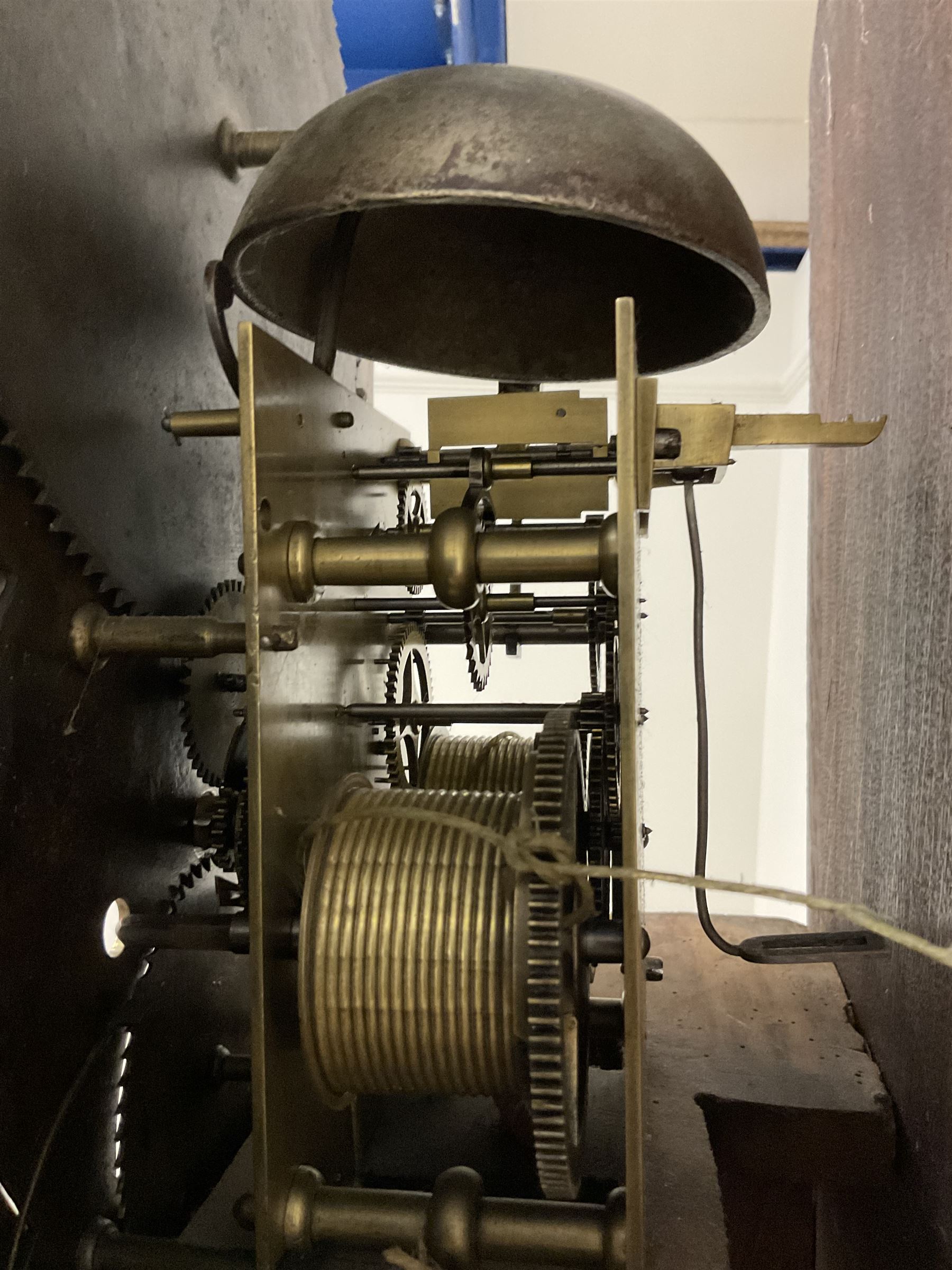 Walter Prestidge of Towcester (Northants) 8-day oak cased longcase clock c1770 - Image 5 of 6