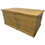 Victorian pine blanket box