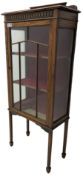 Early 20th century oak display cabinet