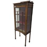 Early 20th century oak display cabinet