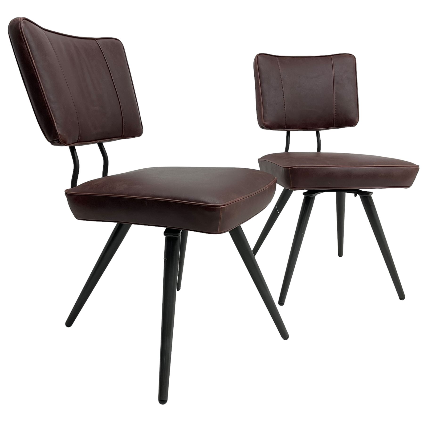 Barker & Stonehouse - pair of 'Sawyer' swivel dining chairs - Image 3 of 4