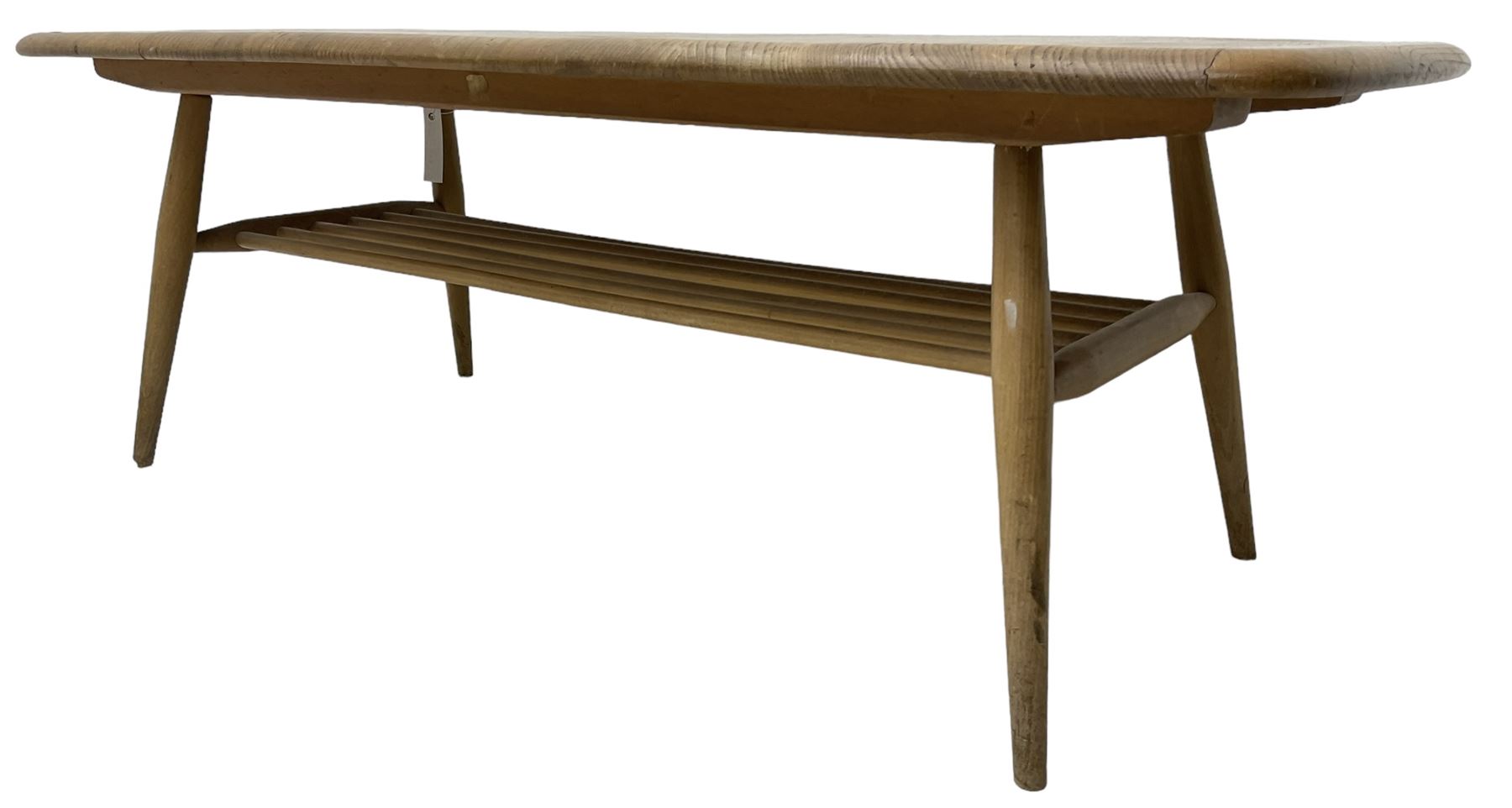 Ercol - mid-20th century blonde elm and beech model 459 coffee table - Image 2 of 7