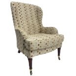 Victorian design wingback armchair