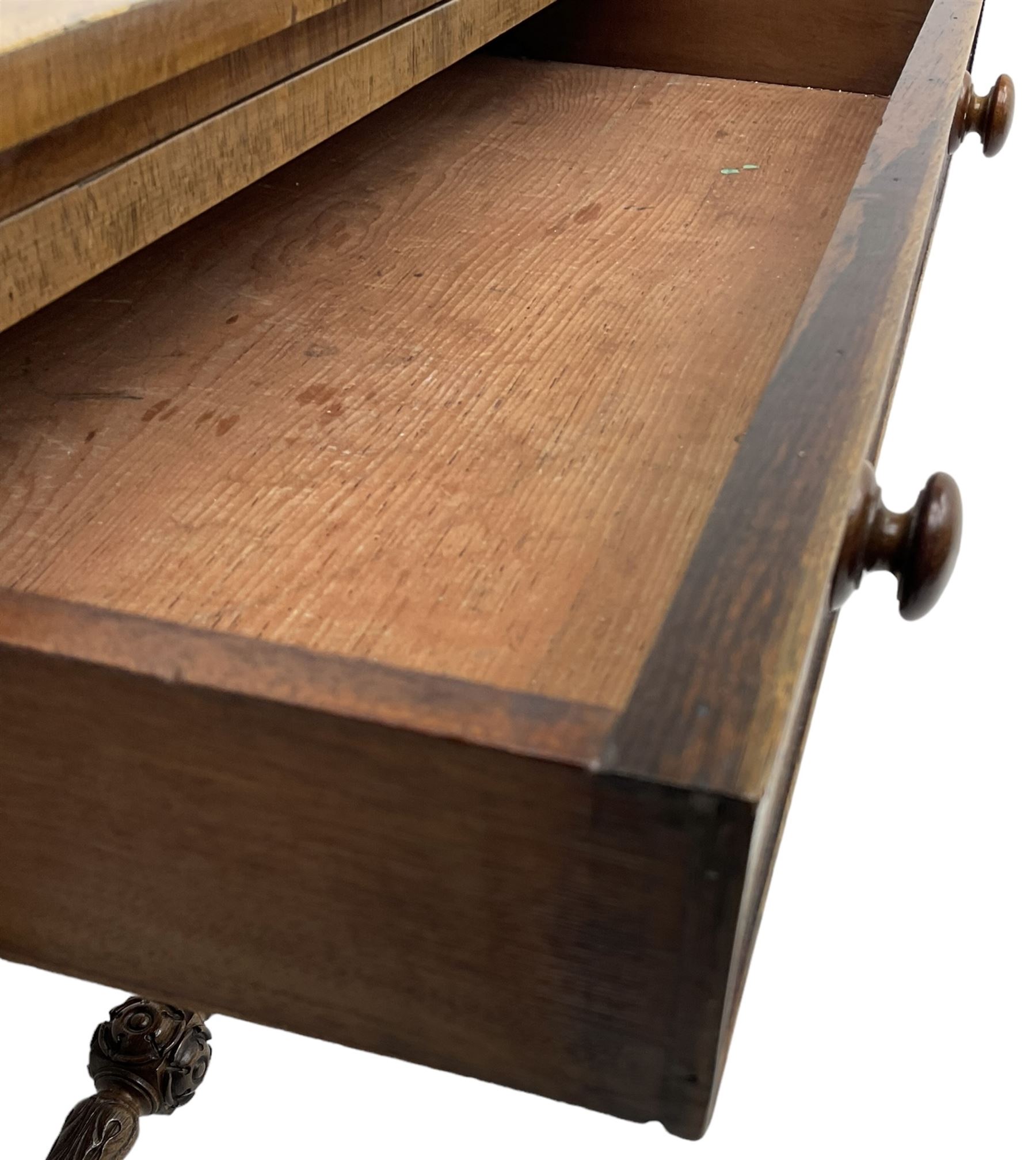 Regency rosewood writing table - Image 4 of 6