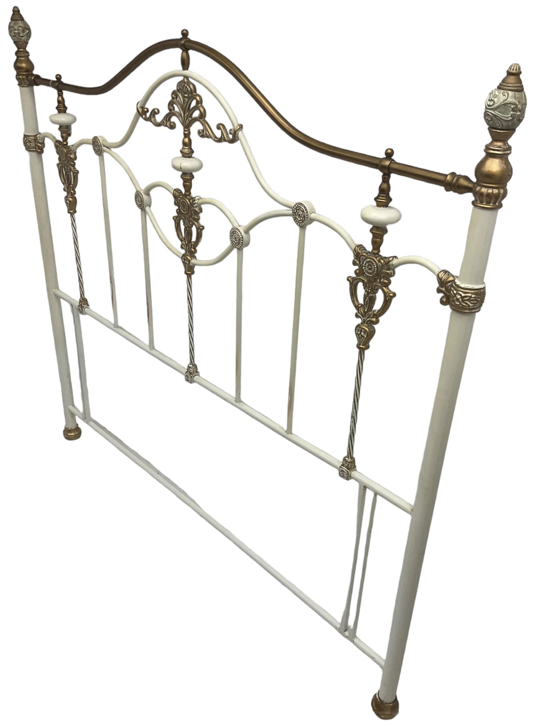 Wrought iron 5' king-size headboard - Image 4 of 4