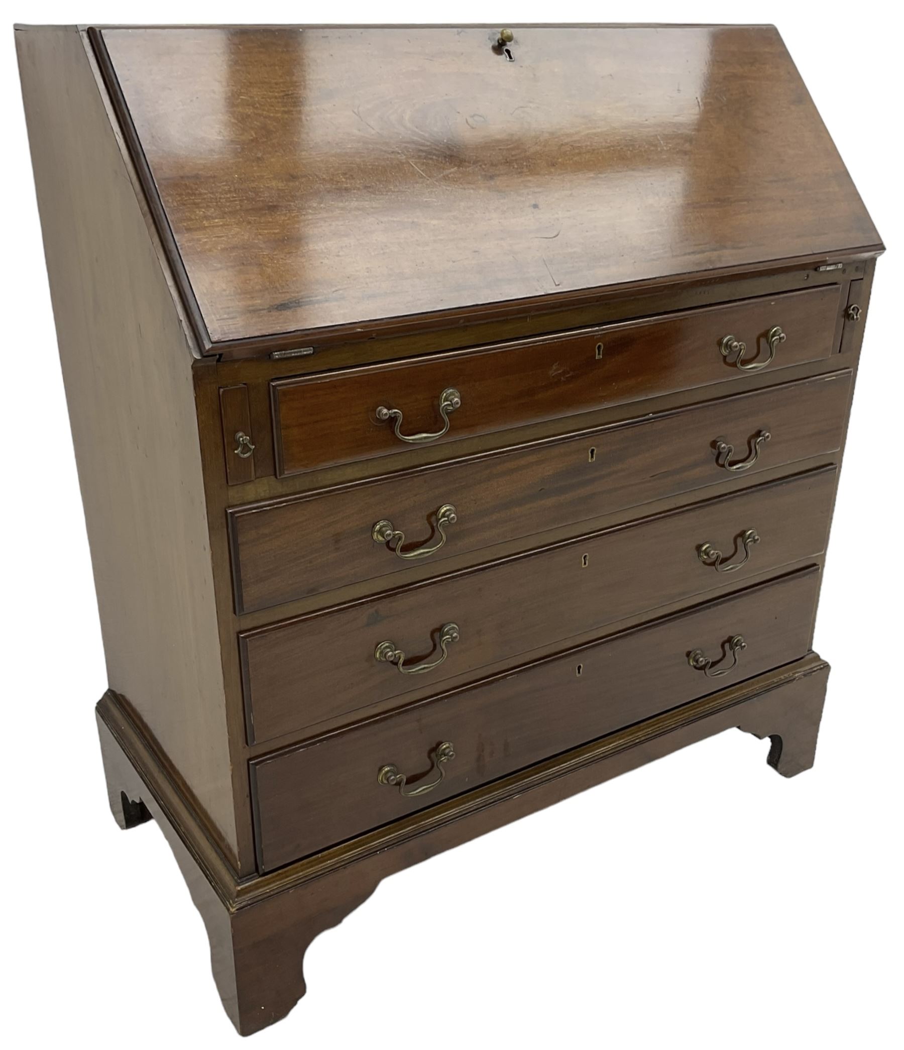 Early 20th century mahogany bureau - Image 4 of 6