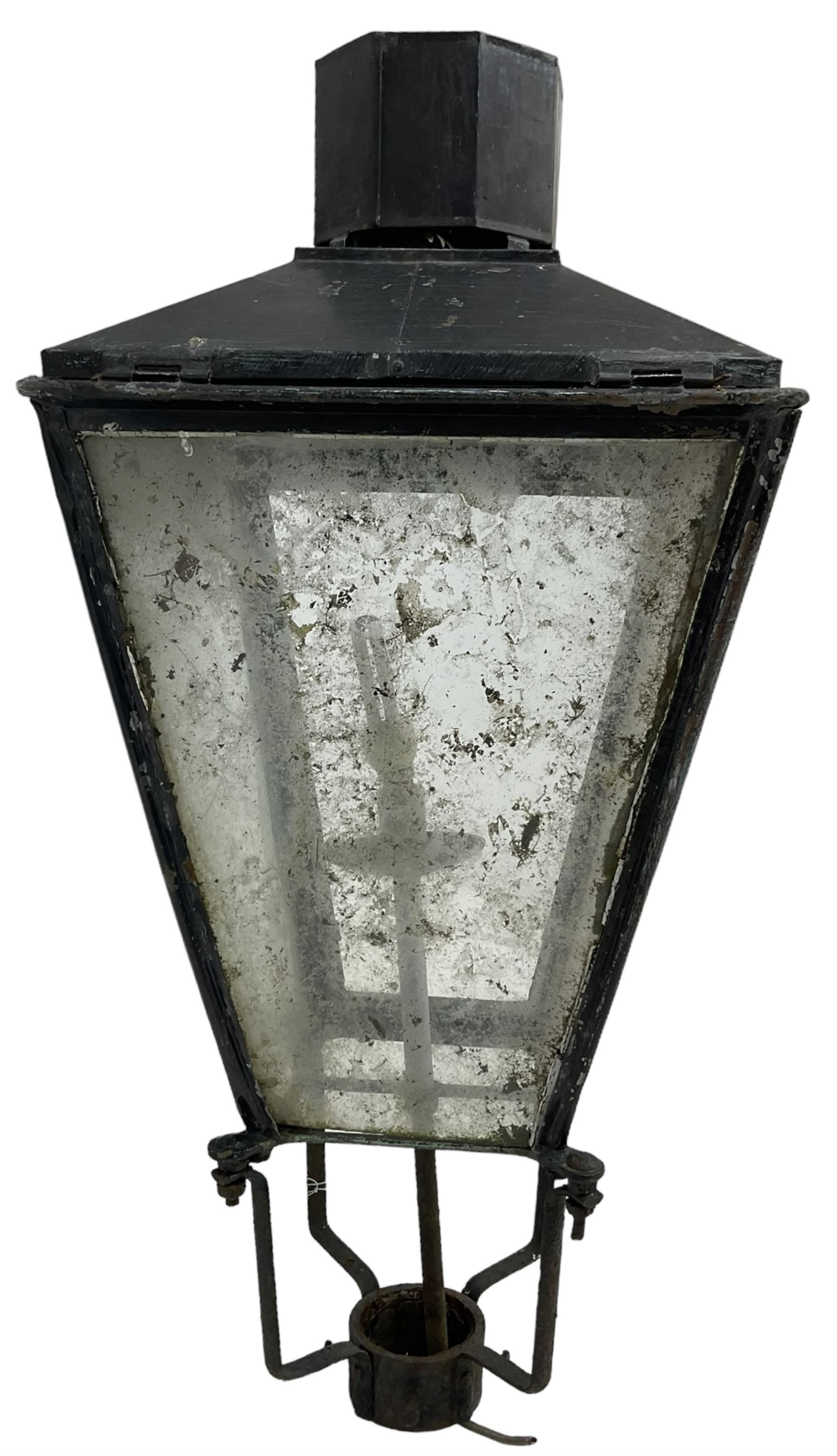 Foster & Pullen - early 20th century copper and wrought metal lantern - Image 4 of 5