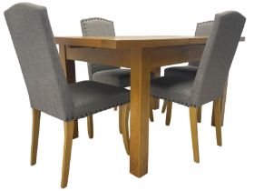 Light oak dining table (H78c