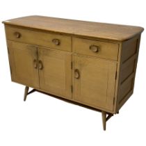 Ercol - mid-20th century elm and beech model 351 sideboard