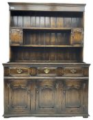 Georgian design oak dresser