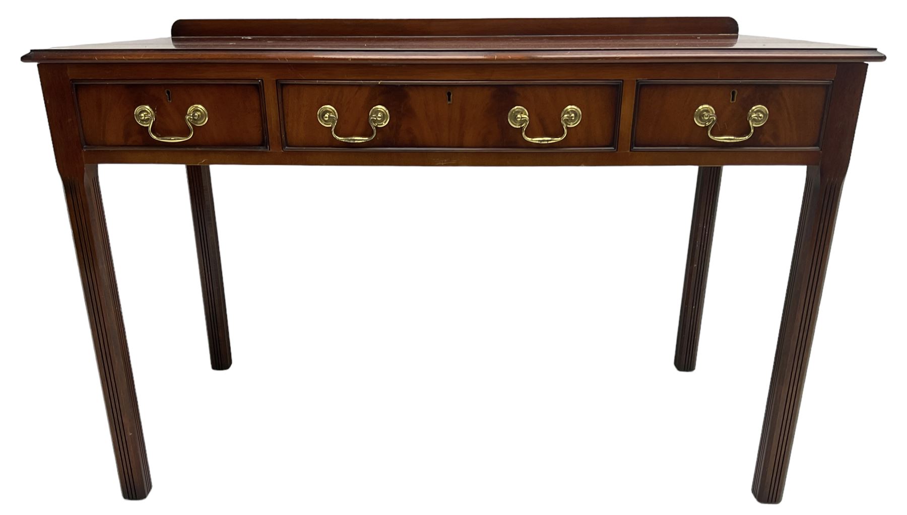 Georgian design mahogany side or dressing table - Image 4 of 8