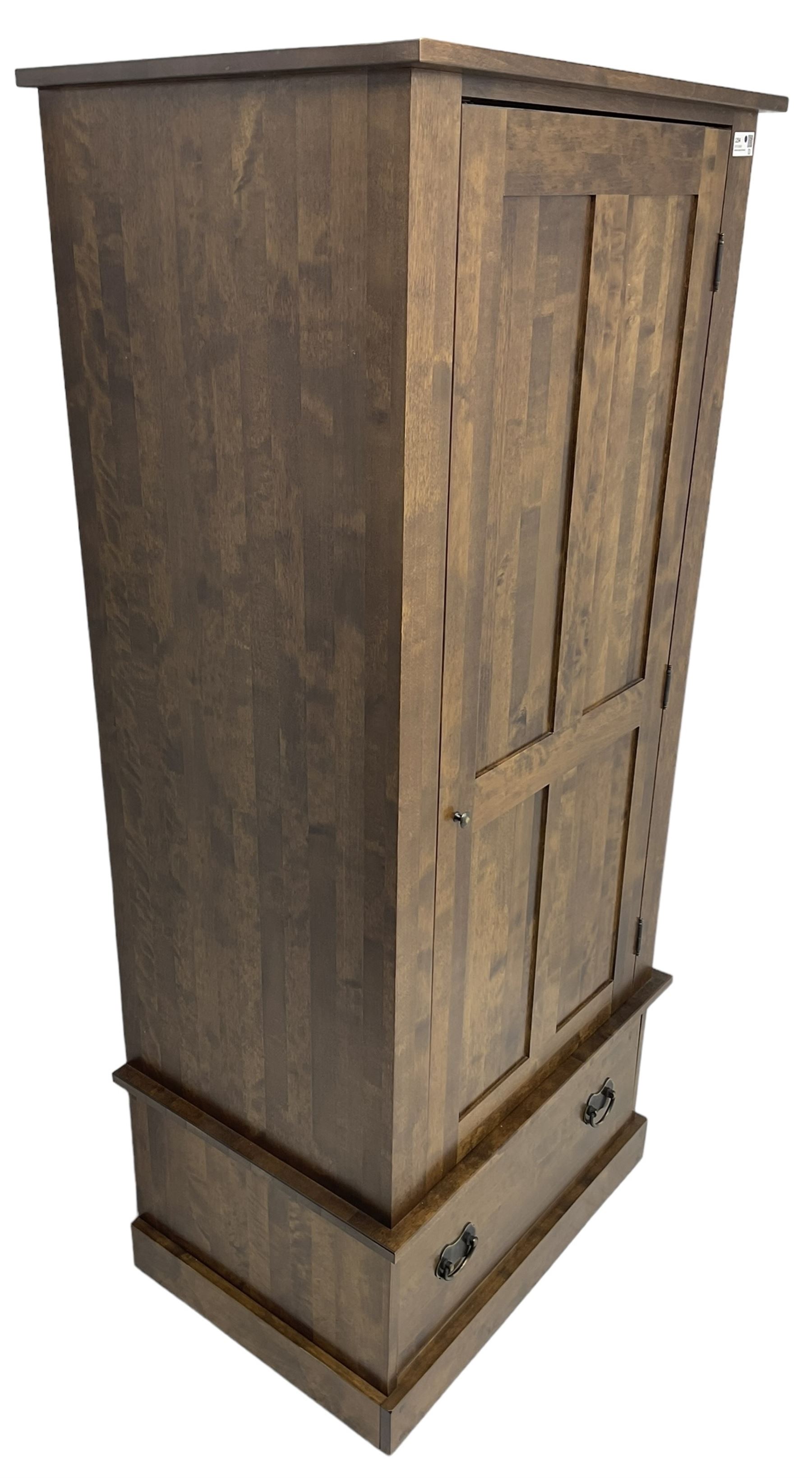 Laura Ashley - 'Garrat' chestnut single wardrobe - Image 3 of 7