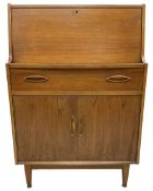 Mid-20th century teak bureau