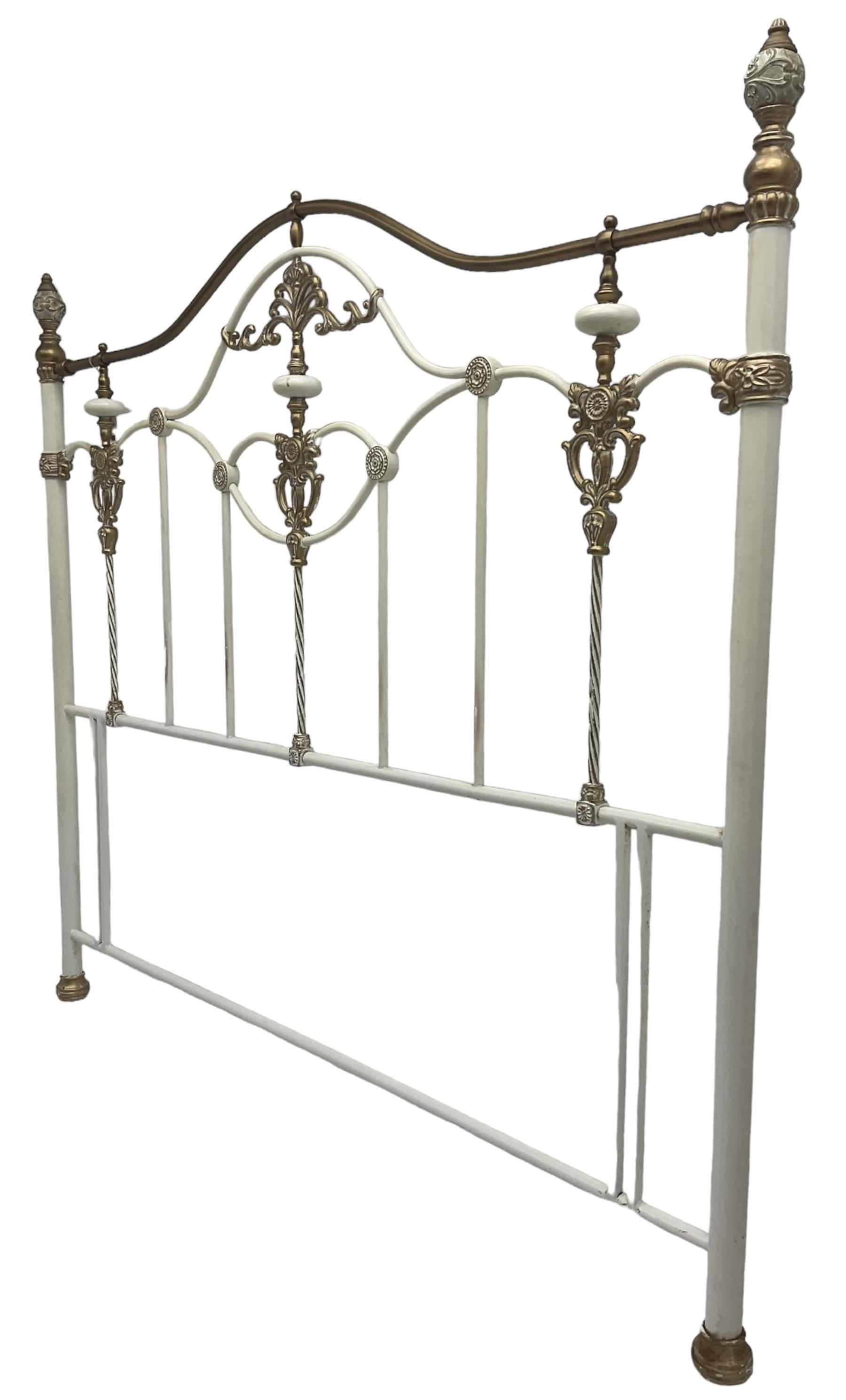 Wrought iron 5' king-size headboard - Image 3 of 4