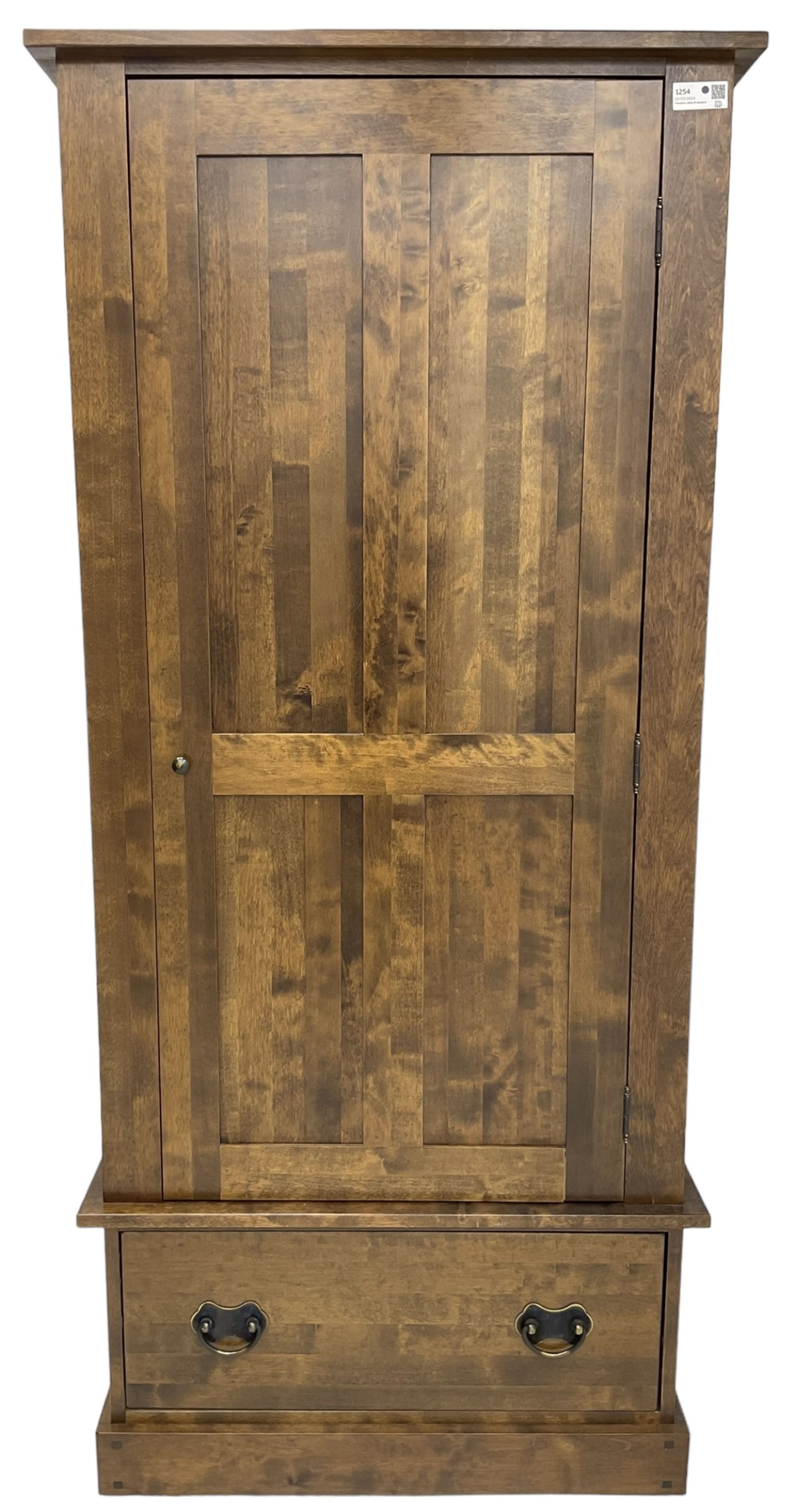 Laura Ashley - 'Garrat' chestnut single wardrobe