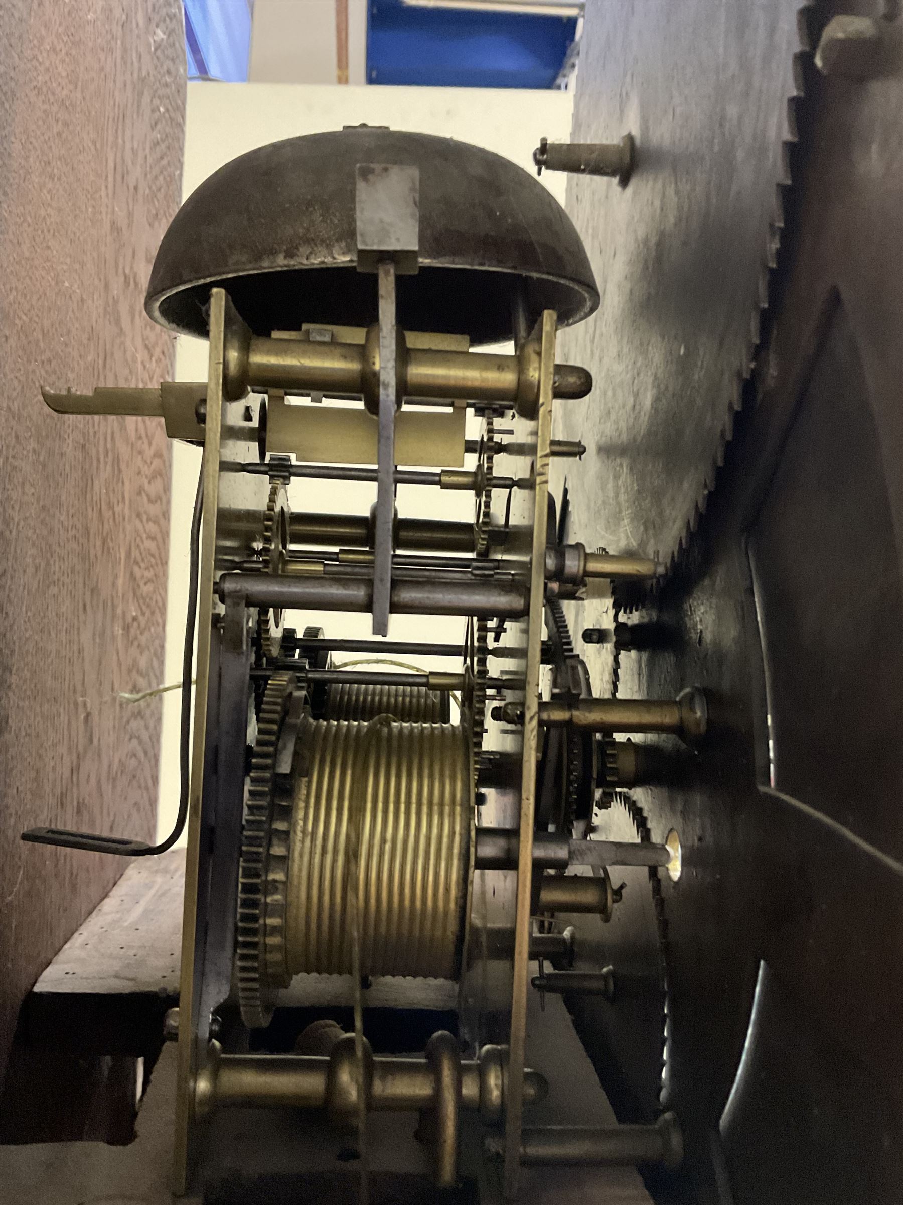 Walter Prestidge of Towcester (Northants) 8-day oak cased longcase clock c1770 - Image 6 of 6