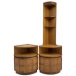 Nathan Teak - teak corner cupboard (W64cm